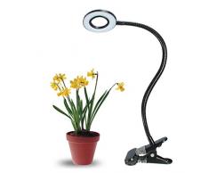 Elfeland ® LED Pflanzenlampe, 10W 18 LEDs Pflanzenlicht Blau&Rot Einstellbare Pflanzenleuchte 2-Stufe Helligkeit für Zimmerpflanzen