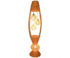 Stehleuchten Innenbeleuchtung Standleuchten Moderne minimalistische südostasiatische Rattan-Stehlampe, Wohnzimmerschlafzimmerstudie kreative warme romantische Zen-Standardlampe Standleuchten Stehlampe