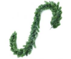Euro Palms 83500403 Tannengirlande, PE, 180 cm, beschneit