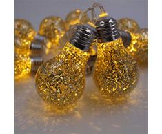 Feenhafte Lampe, Lichterkette Der Schlafzimmerdekoration, Partikelbirne 12 Meter 100 Lichter Solar Farbe