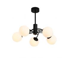 WYFDD-Licht Nordischen minimalistischen Stil Schlafzimmer Kronleuchter Restaurant Schmiedeeisen Deckenleuchte Studie Wohnzimmer Decke LED Lampe Leuchte