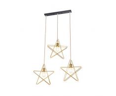 Nordic Personality Messing Balkon Erkerfenster Gehweg Garderobe Starlight, Bekleidungsgeschäft Bar Restaurant Kronleuchter