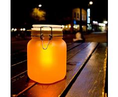 SUCK UK Solarleuchte „Sun Jar“ – gelb
