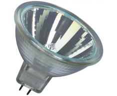 Osram 10-er Set Decostar 51s 12 Volt 20 Watt Sockel Gu5,3 36 Halogenlampe mit Kaltlichtspiegelreflektor und Abdeckscheibe, Durchmesser 51 mm 44860WFL