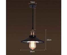 CTO Ellie Chandelier - Creative Personality Corridor Cafe Bar Einzelkopf-Kronleuchter mit Schmiedeeisen-Abdeckung,36 * 36 * 23 cm