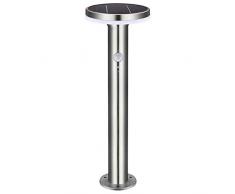 Proventa | Design Solar LED-Leuchte mit Bewegungsmelder | Außenleuchte mit Bewegungsmelder | Außenlampen | Wandleuchte | Pfostenleuchte | Gehwegleuchte | Außenleuchte | Solarleuchten | 6 W | 600 Lumen