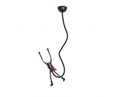 SYXBB-Lampe LED Kreative Pendelleuchte Eisen Cartoon Design Kinderzimmer Hängeleuchte Cartoon Superman E27 Hängelampe Schwarz Vintage Pendellampe für Schlafzimmer Kinderzimmer Wohzimmer