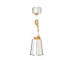 7even Lavalampe 40cm Kupfer Metallic & Klar/Magma Lampe Chrom Kupfer Metallic…