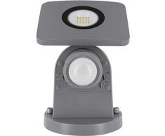 LED Wandfluter 20W IP54 mit Bewegungsmelder + Dämmerungssensor - drehbar schwenkbar - tagesweiß (4000 K)