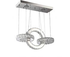 H.L Dimmbarer Kücheninsel-Leuchter, LED-Restaurant-Leuchter, Kristallhängelampe-kreative Hauptbeleuchtungs-Dekoration