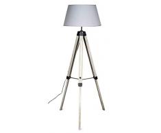 levandeo Lampe Dreibein 145cm Hoch Stehlampe Leuchte Retro Shabby Chic Vintage Landhausstil Höhenverstellbar