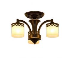 JYDQM Dekoration eingebettete Installation Schmiedeeisen Deckenlampe Retro ländlichen Garten Licht Lampe