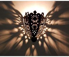 Wandleuchte Wandleuchte Laterne aus Schmiedeeisen Marokko Ethnic 0807191225