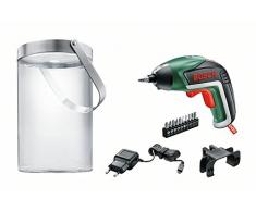 Bosch Akkuschrauber IXO (mit Solarlampe, 10 Bits, Micro USB Ladegerät, Karton, 3,6 Volt, 1,5 Ah)