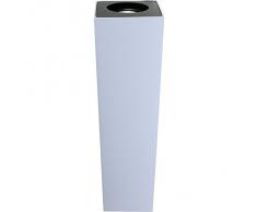 HEITRONIC Aluminium Wandleuchte SQUAD 1-flammig GU10 Wandfackel silber