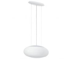 EGLO Pendelleuchte, Metall, E27, Silber