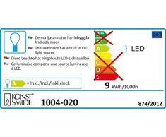 Konstsmide 1004-020 LED Baumkette mit weiße Topbirnen / für Innen (IP20) / VDE geprüft / 24V Innentrafo / One String / mit Schalter / 25 warm weiße Dioden / grünes Kabel