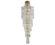 Gigantische Luxus Kristall-Deckenleuchte XXL, unzählige Kaskade aus hochwertigen echten Kristallen, Metall in Farbe Gold, 16-flammig, exkl. E14 60W, 220V-240V