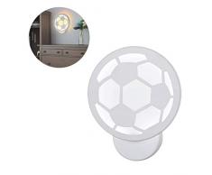 OSALADI LED 12w Wandleuchten Nordic Wandleuchte lampen fußball Form acryl nachttischlampe (weiß)