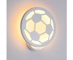 lailongp LED-Licht Wandleuchte Acryl Wandleuchte, Fußball Form Innen Badezimmer Schlafzimmer Wohnzimmer Flur Dekoration, 12 Watt AC90-260V