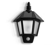 LED Solar-Wandleuchte Keno mit Sensor Außenleuchte Wandlampe Hauswandbeleuchtung