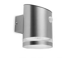 Smartwares 10.045.82 Solar Wand Außenleuchte, Stahl, Intégré, metall, 16 x 11 x 14.5 cm