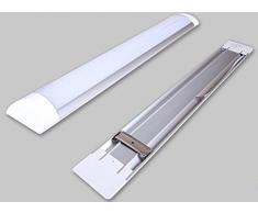 ALBRIGHT LED Leuchtstoffröhre / 120cm Länge/ 36 Watt 3000Lumen / Tageslichtweiß - 6500 Kelvin / Feuchtraumleuchte Nassraumleuchte Wannenleuchte Röhre Lampe- 4er-Pack