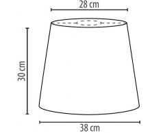 Romantischer Lampenschirm Pendelleuchte E27 Blumen Muster Ø38cm WILLOW konischer Schirm Landhausstil