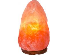 Light of Himalaya Salzlampe I Größe A mit LED | Gemütliches Ambiente I Dekoration Wohnzimmer Weihnachtsdeko, Schlafzimmer I Deko, Einschlafhilfe, Nachtlicht I Meditation