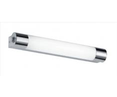 Trio Leuchten LED-Bad-Wandleuchte in Chrom, inklusive 1 x 6W LED mit Schalter und Steckdose, Breite 37 cm 281570606