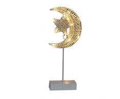 LED Exquisite Rattan-Lampe, schönes Nachtlicht für Festivals, Hochzeit, Party, Büro, Heimdekoration, handgeflochten, Moon