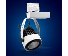 Mextronic 3-PHASEN-STROMSCHIENENSTRAHLER 42W 2700K Warmweiss led 3 phasen strahler für Schienensystem