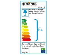Steinel LED Gartenleuchte GL 60 LED, Wegeleuchte mit 360° Bewegungsmelder, Max. 12 m Reichweite, 8,6 W, Höhenverstellbar