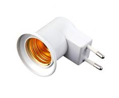 E27 Sockel,E27 Professionelle Super Leichte Lampe Licht Steckdose Lampensockel Lampenfassung Mit Schalter Eu-stecker