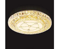 LED-Kristallhängeleuchte, Deckenleuchte, Edelstahl Cut Titanium Schlafzimmer Beleuchtung Einfache und Moderne LED-Kristalldeckenleuchte for Wohnzimmer, Schlafzimmer, Esszimmer (Color : G5)