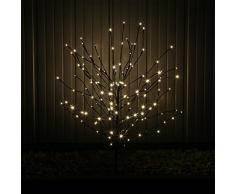 LED Lichterzweig Lichter Zweig Ast Bäumchen Baum Ästchen Strauch mit Erdspieß LEDLZ144 Deko