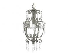 Chic Antique * Kronleuchter, Deckenleuchte, Lampe, Antik-Look, Shabby, 22x40/115 cm