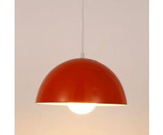 Moderne Anhänger Deckenleuchte Shade Metall Beleuchtung Esszimmer Kronleuchter Leuchtmittel rot