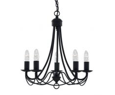 Kronleuchter Maypole Farbe: Schwarz matt