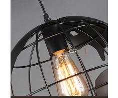 Chaozan®Schmiedeeisen Kronleuchter Kreative Kronleuchter Europäischen Modernen Minimalistischen Schlafzimmer Lampe Restaurant Globe Einkopf- Kronleuchter E27 110-240V
