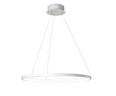 YSYYSH Moderne minimalistische led kronleuchter kreative Kunst persönlichkeit Restaurant licht ideal for wohnbereiche Schlafzimmer dekorative Leuchten (Color : B (warm Light), Size : 60+80cm)