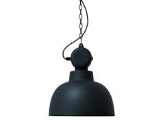 Hängeleuchte Factory M mattschwarz Industrielampe Fabriklampe by HK Living