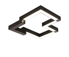Tatosun Industrielle Designlampe Würfel Schienensystem I Hängelampe 24W SMD LED 6000K 50cm × 50cm × 10cm Bürobeleuchtung I DekorationLampe I Pendellampe I Hängeleuchte I Schlafzimmerlampe