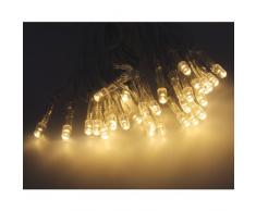 10er LED Batterlichterkette warmweiß Innen Lichterkette Beleuchtung Deko Zeitschaltuhr Timerfunktion Batteriebetrieb