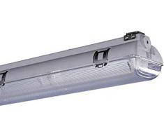 Siteco Feuchtraum-Wannenleuchte 5LS42272E EVGP 2xT8 58W PC gr Monsun Feuchtraumleuchte 4039806606570