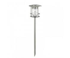 HILIGHT Highlight Edelstahl XXL LED-Solar Wegleuchte | Höhe: 65cm | sehr hochwertige Ausführung | 6 LEDS | großer Akku | effizientes Solarpanel | Solarlampe Solarleuchte LED Garten Leuchte