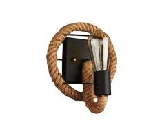 Vintage Retro Wandleuchte Amerikanische Seil industrial lampe Persönlichkeit Bar Eisen Wandlampe Loft Restaurant Korridor Wohnzimmer Balkon Gänge Wandleuchten （Keine Lichtquelle）