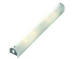 Globo 4102Â chrom Glas satiniert Line Spiegel Lampe