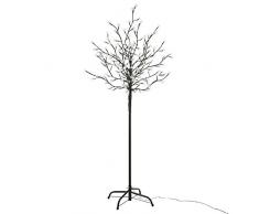 Nipach GmbH 200 LED Baum mit Blüten Blütenbaum Lichterbaum warm-weiß 150 cm hoch Trafo IP44 Timer Weihnachtsbeleuchtung Weihnachtsdeko Xmas