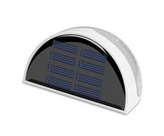 Yard Lights Spotlight, 6 LEDs, Zaunlicht, Wandlampe, automatischer Solar-Spot, Außenbereich für Treppen, Hof, Dach